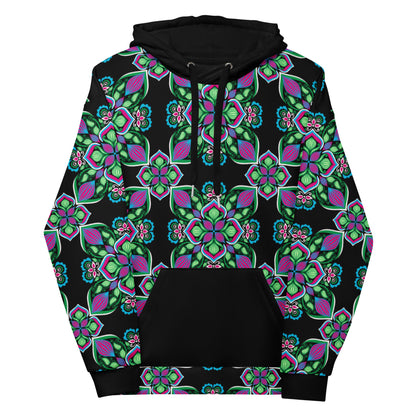 Midnight Bloom Unisex Hoodie