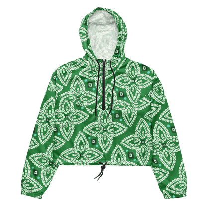 Bandhani Cropped Windbreaker - Ambam Art