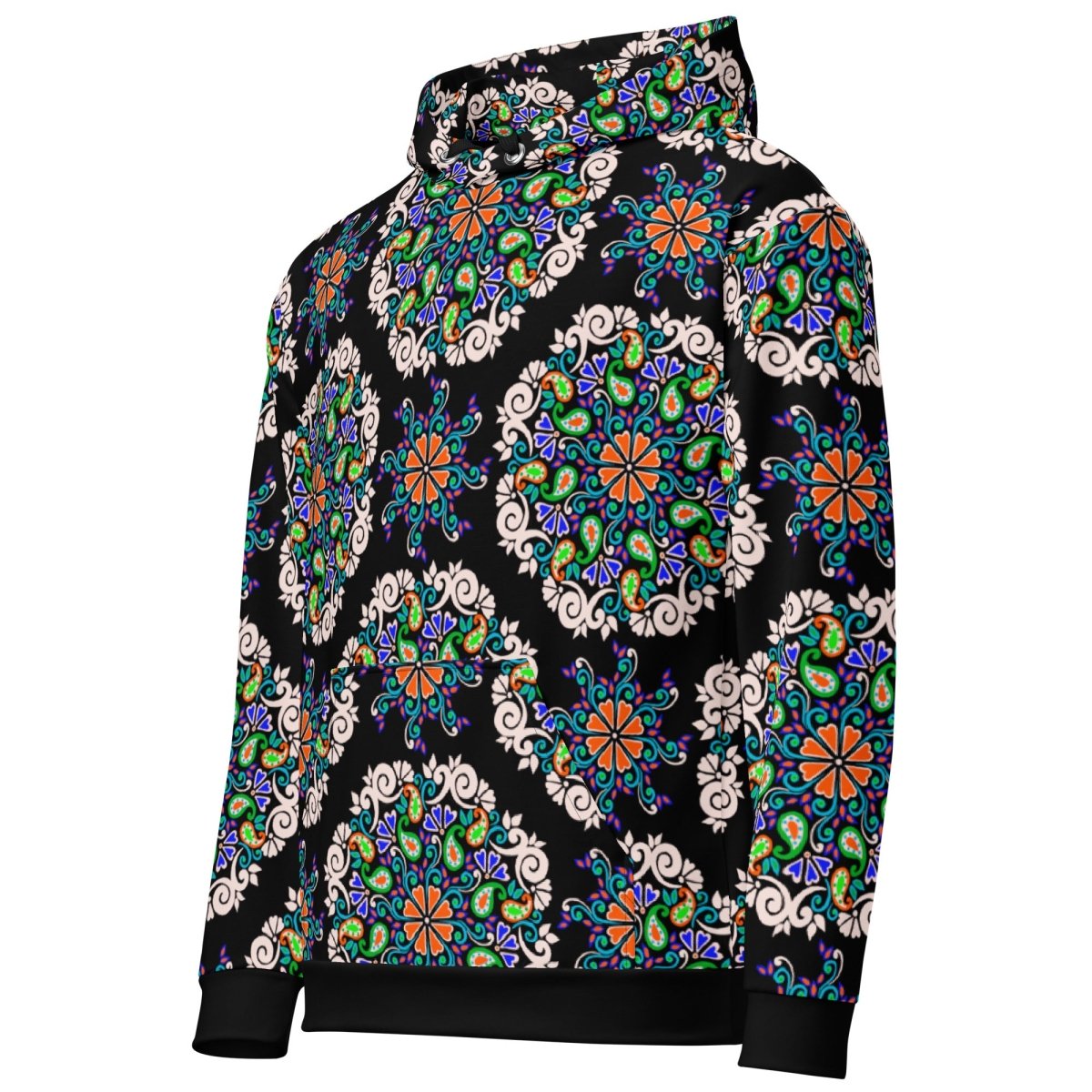 Dark Flora Cotton Hoodie - Unisex - Ambam Art