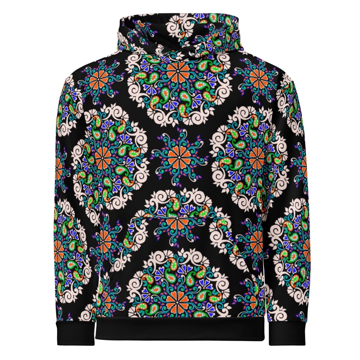 Dark Flora Cotton Hoodie - Unisex - Ambam Art