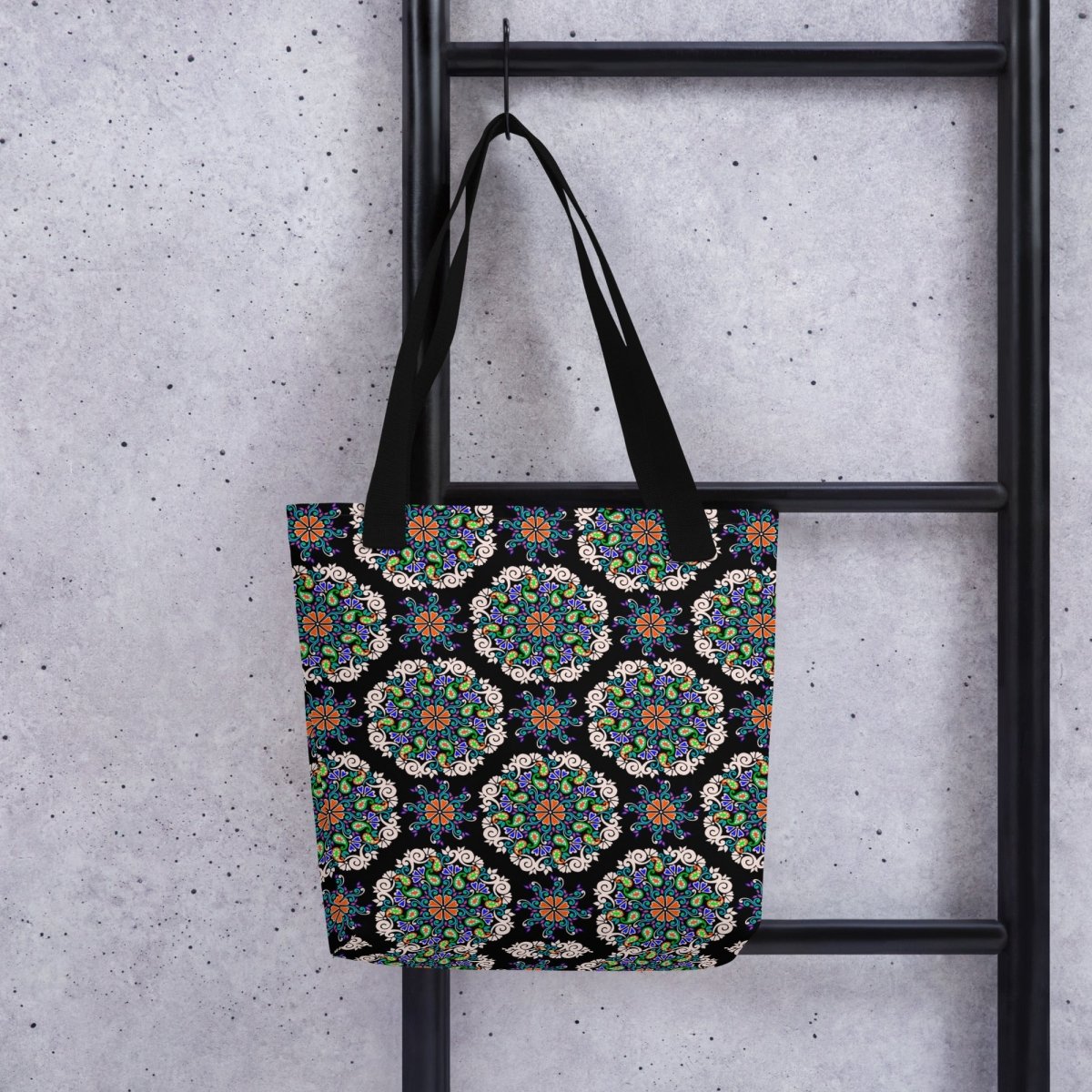 Dark Flora Tote Bag - Ambam Art