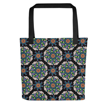 Dark Flora Tote Bag - Ambam Art
