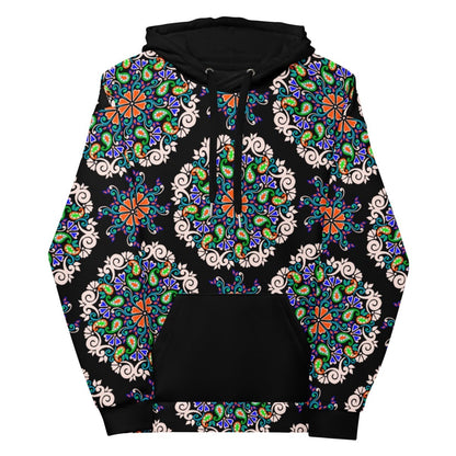Dark Flora Unisex Hoodie - Ambam Art