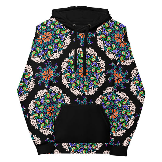 Dark Flora Unisex Hoodie - Ambam Art
