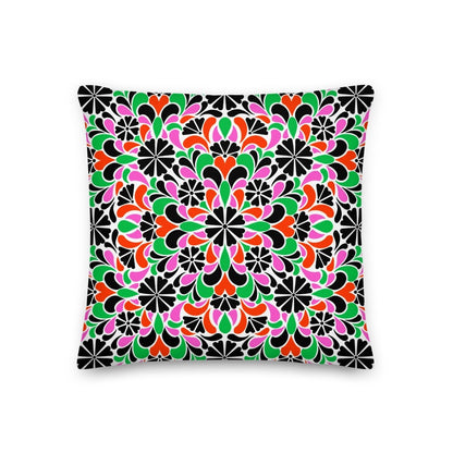 Floral Fantasy Pillow - Ambam Art
