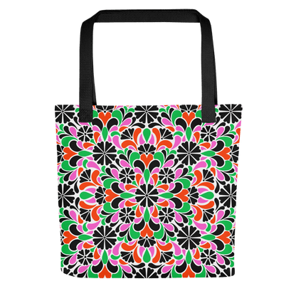 Floral Fantasy Tote Bag - Ambam Art