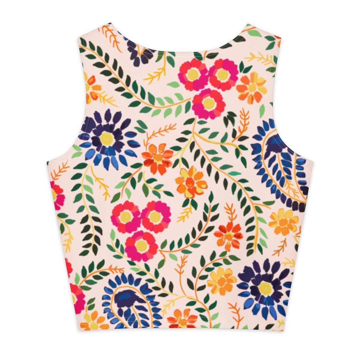 Gulab Cotton Crop Top - Ambam Art