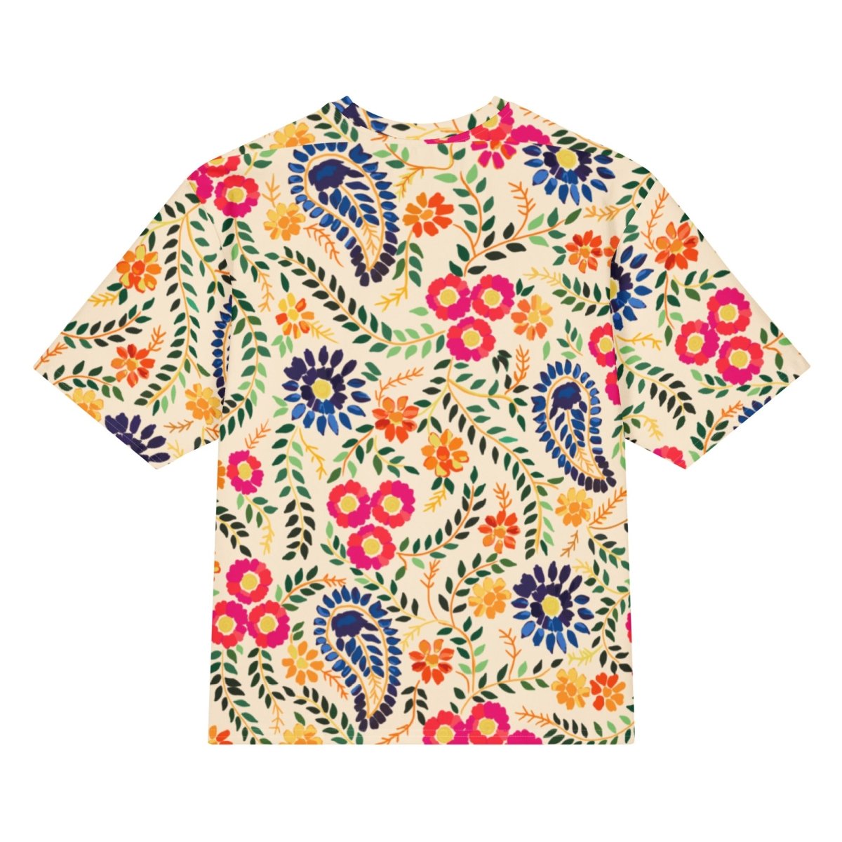 Gulab Oversized Cotton Tee - Unisex - Ambam Art