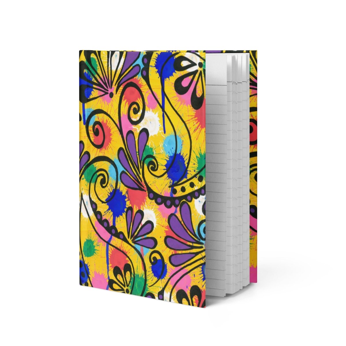 Holi Print Hardcover journal matte - Ambam Art