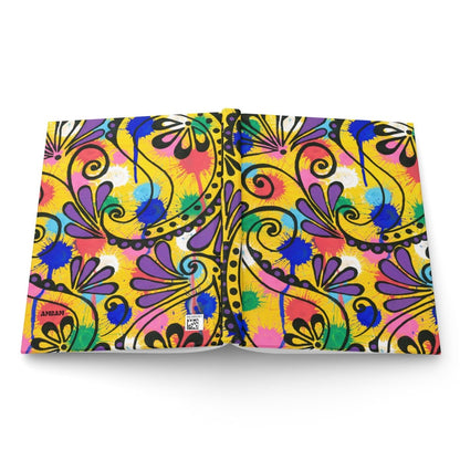 Holi Print Hardcover journal matte - Ambam Art