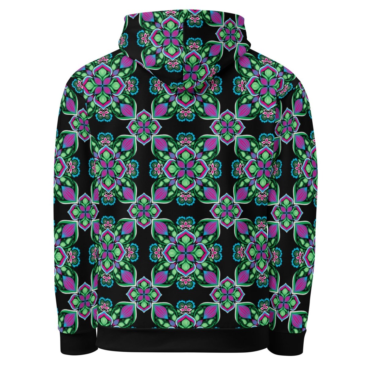 Midnight Bloom Cotton Hoodie - Unisex - Ambam Art
