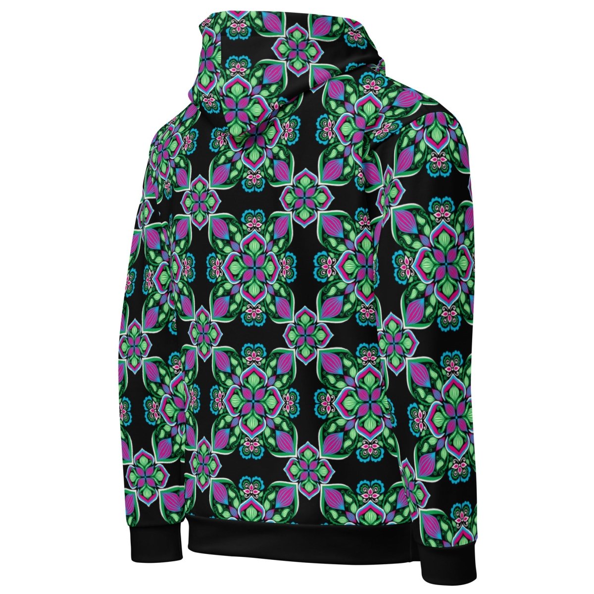 Midnight Bloom Cotton Hoodie - Unisex - Ambam Art
