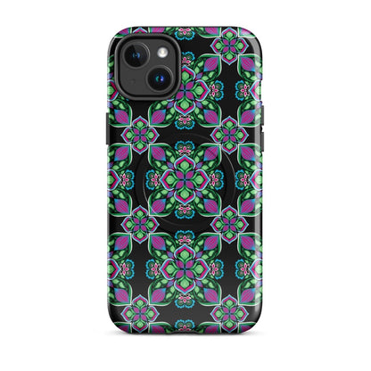 Midnight Bloom MagSafe® tough case for iPhone® - Ambam Art