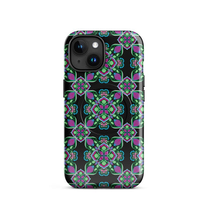 Midnight Bloom MagSafe® tough case for iPhone® - Ambam Art