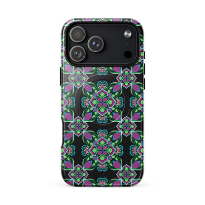 Midnight Bloom MagSafe® tough case for iPhone® - Ambam Art