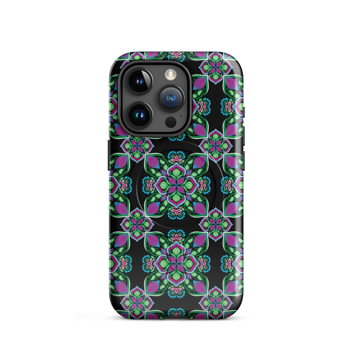 Midnight Bloom MagSafe® tough case for iPhone® - Ambam Art