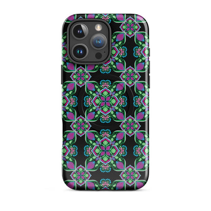 Midnight Bloom MagSafe® tough case for iPhone® - Ambam Art