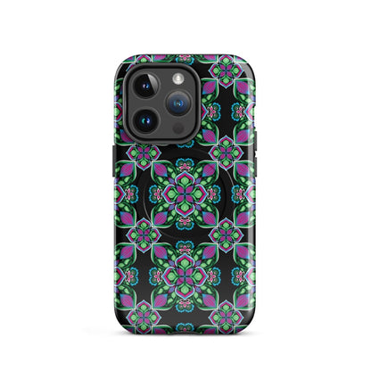 Midnight Bloom MagSafe® tough case for iPhone® - Ambam Art