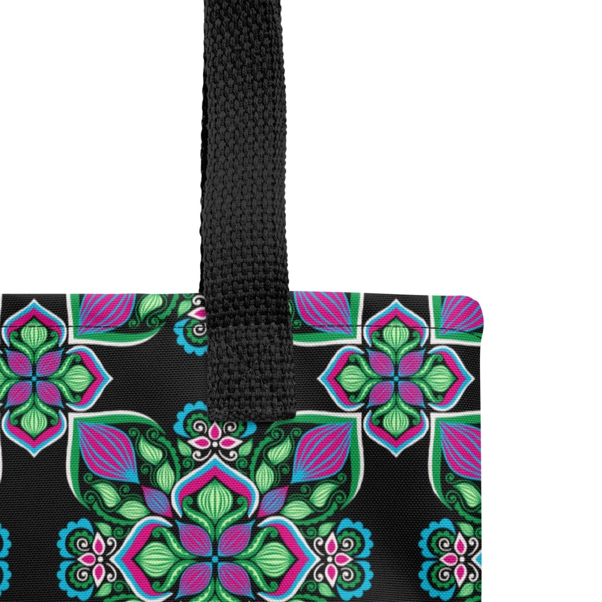 Midnight Bloom Tote Bag - Ambam Art