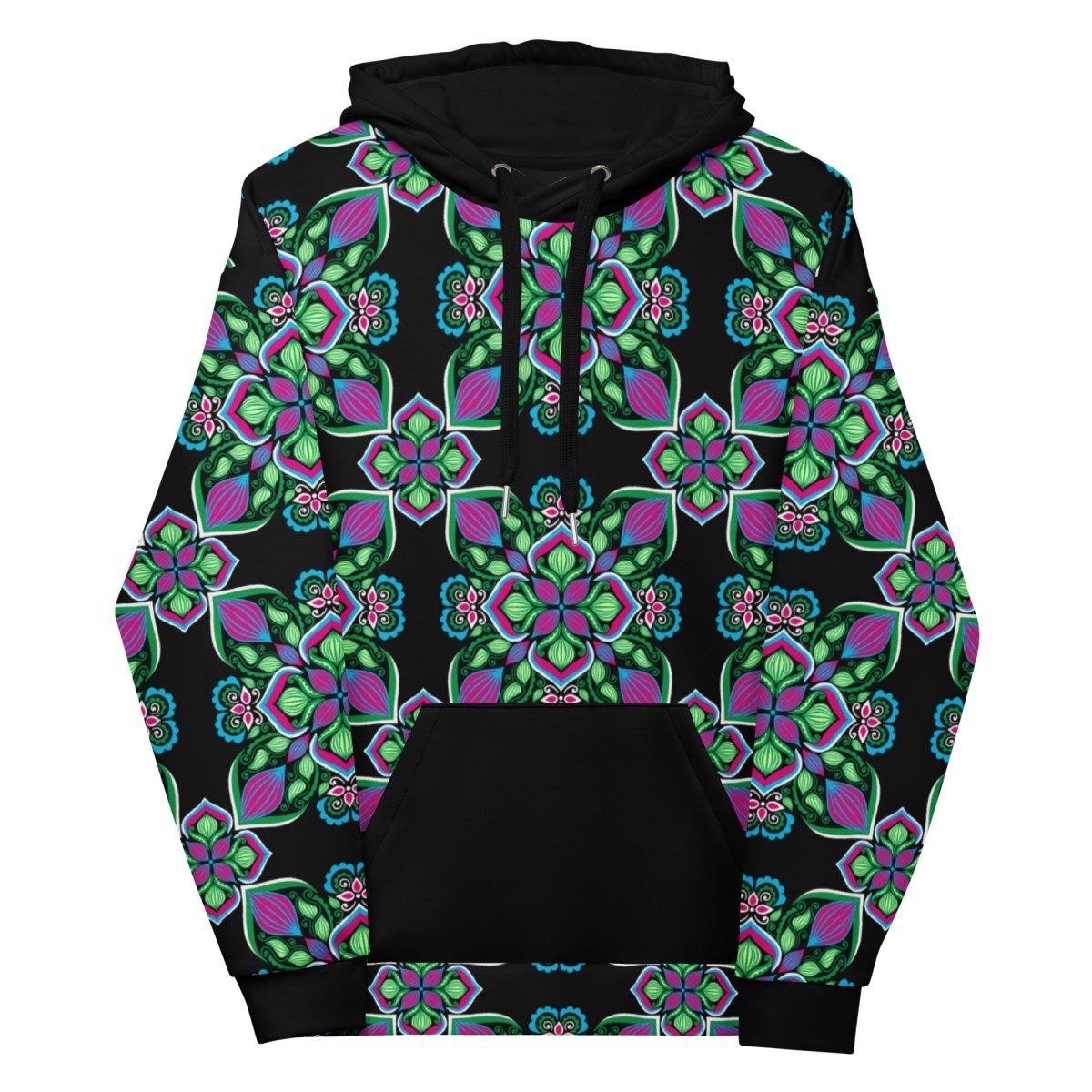 Midnight Bloom Unisex Hoodie - Ambam Art