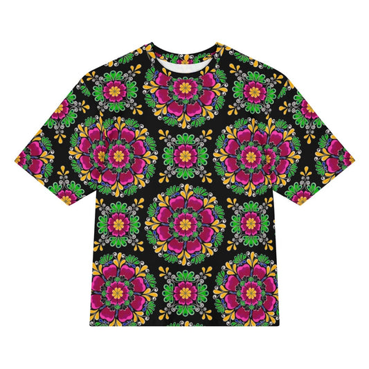 Morni Oversized Cotton Tee - Unisex - Ambam Art