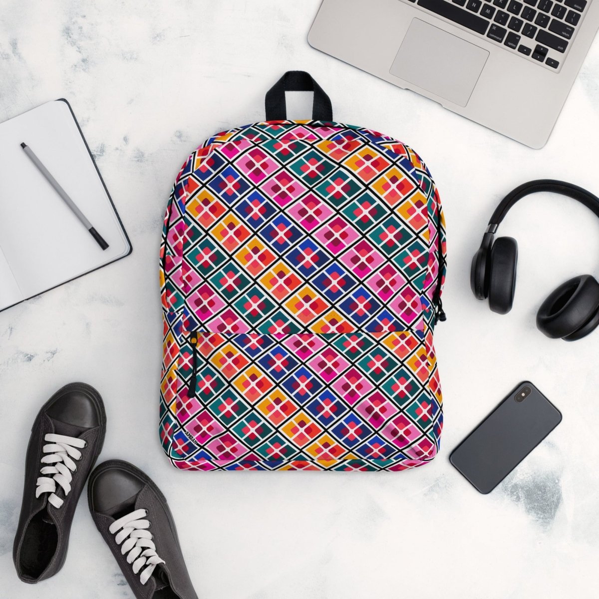 Phulkari Pattern Backpack - Ambam Art