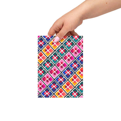 Phulkari Pattern Hardcover Journal - Ambam Art