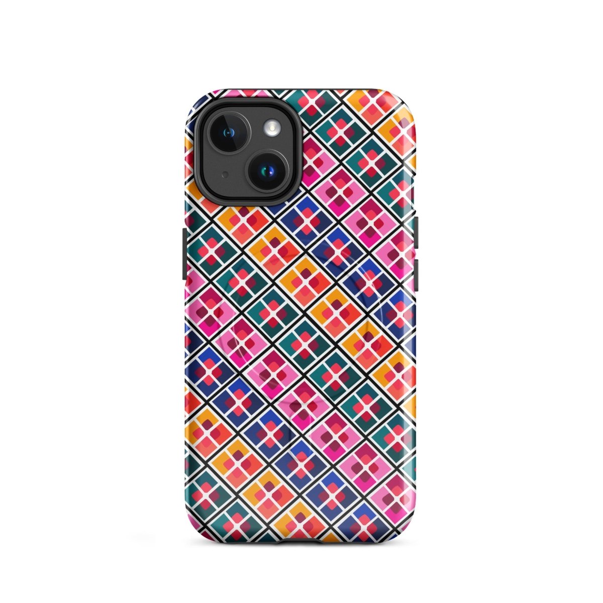 Phulkari Pattern MagSafe® tough case for iPhone® - Ambam Art