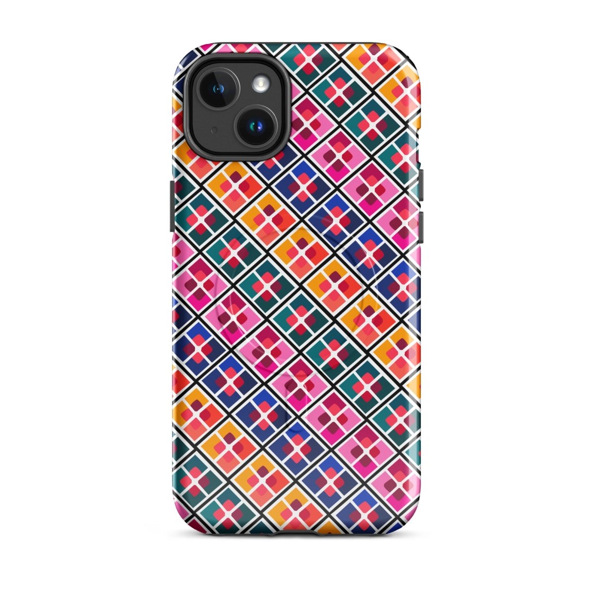 Phulkari Pattern MagSafe® tough case for iPhone® - Ambam Art