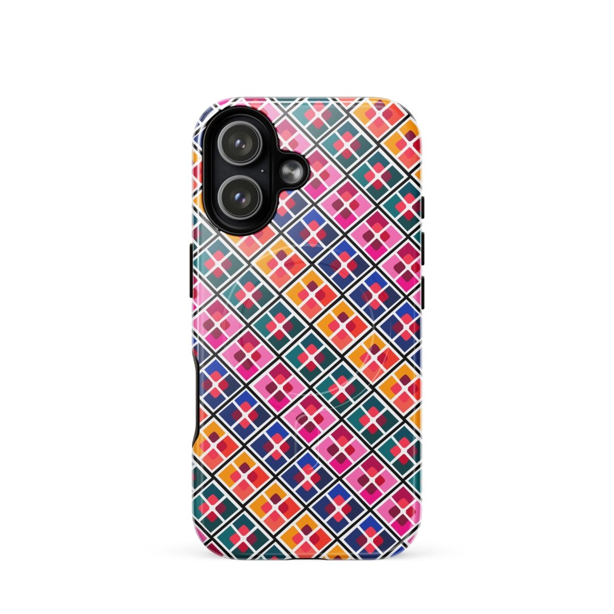 Phulkari Pattern MagSafe® tough case for iPhone® - Ambam Art