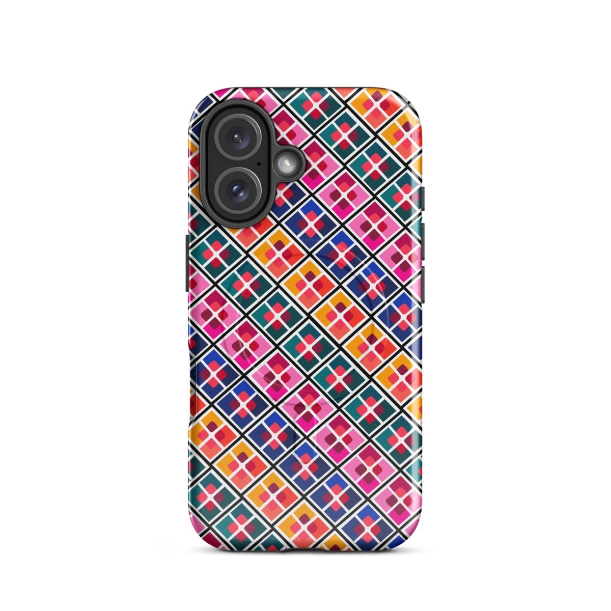 Phulkari Pattern MagSafe® tough case for iPhone® - Ambam Art