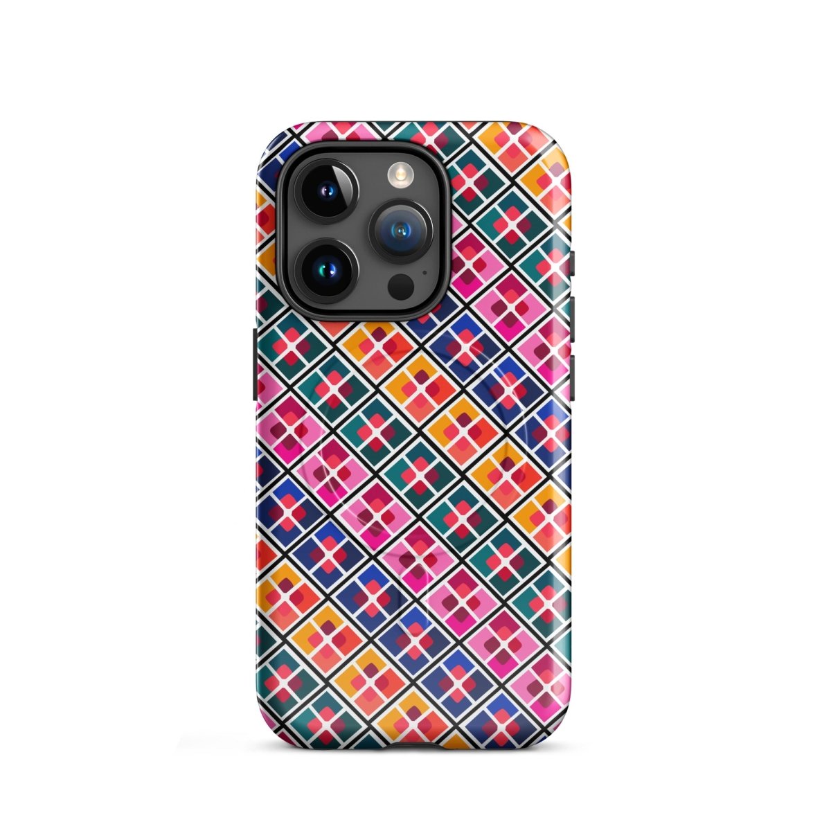 Phulkari Pattern MagSafe® tough case for iPhone® - Ambam Art