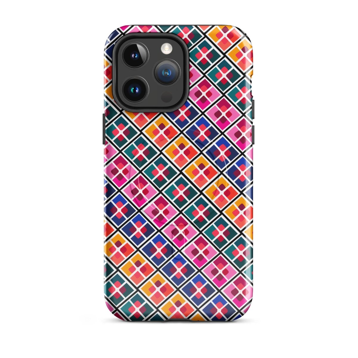 Phulkari Pattern MagSafe® tough case for iPhone® - Ambam Art