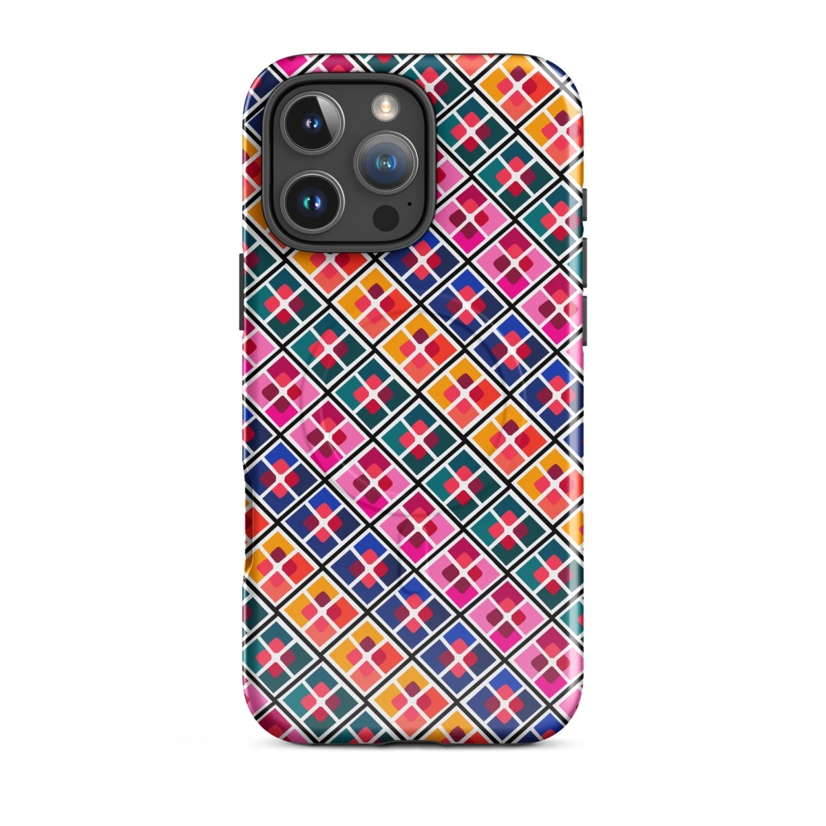 Phulkari Pattern MagSafe® tough case for iPhone® - Ambam Art