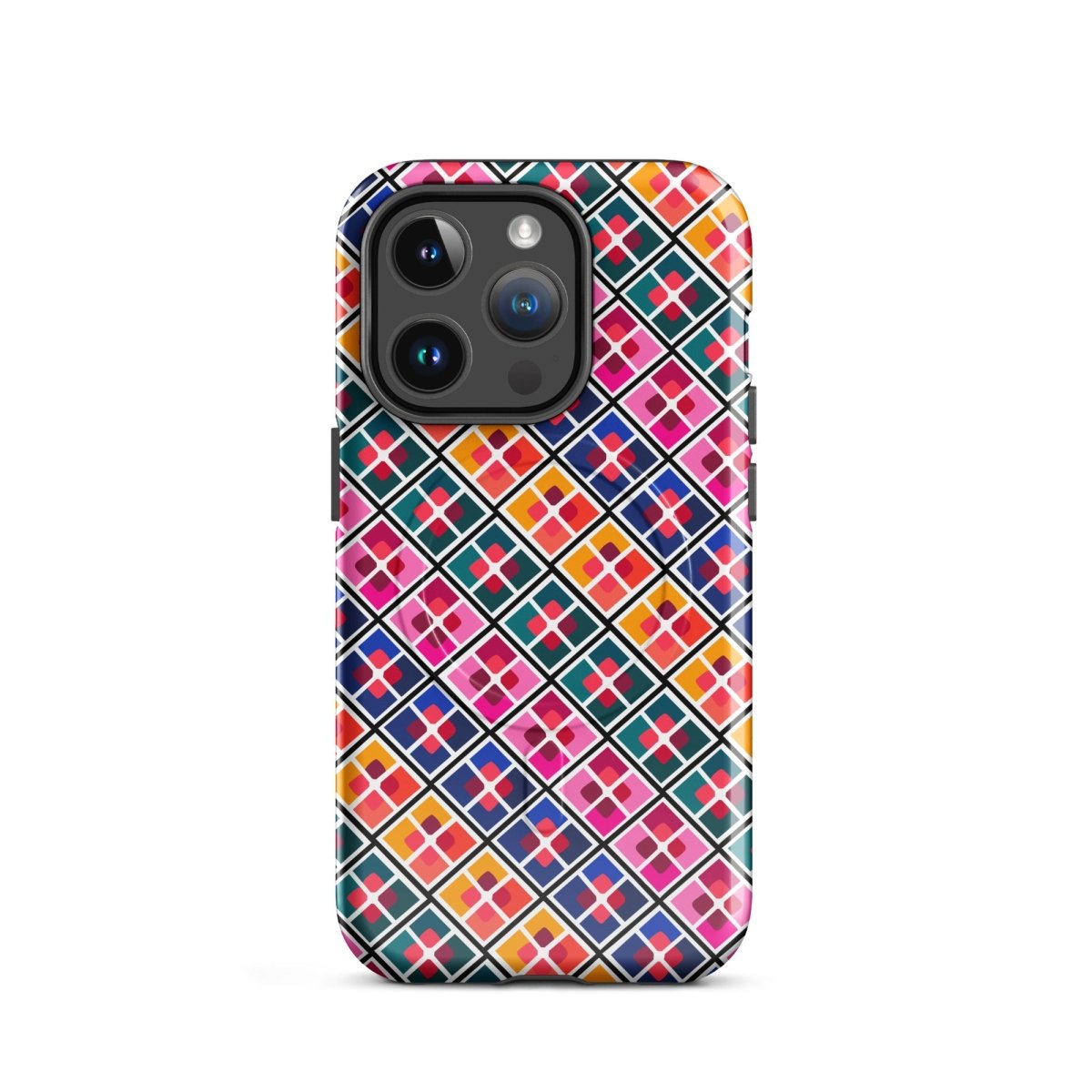 Phulkari Pattern MagSafe® tough case for iPhone® - Ambam Art