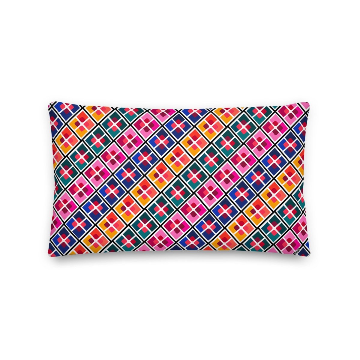 Phulkari Pattern Pillow - Ambam Art