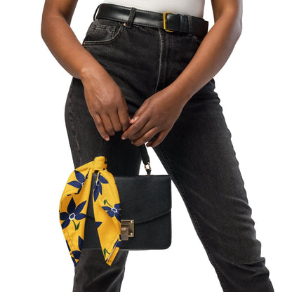 Yellow Floral Bandana - Ambam Art